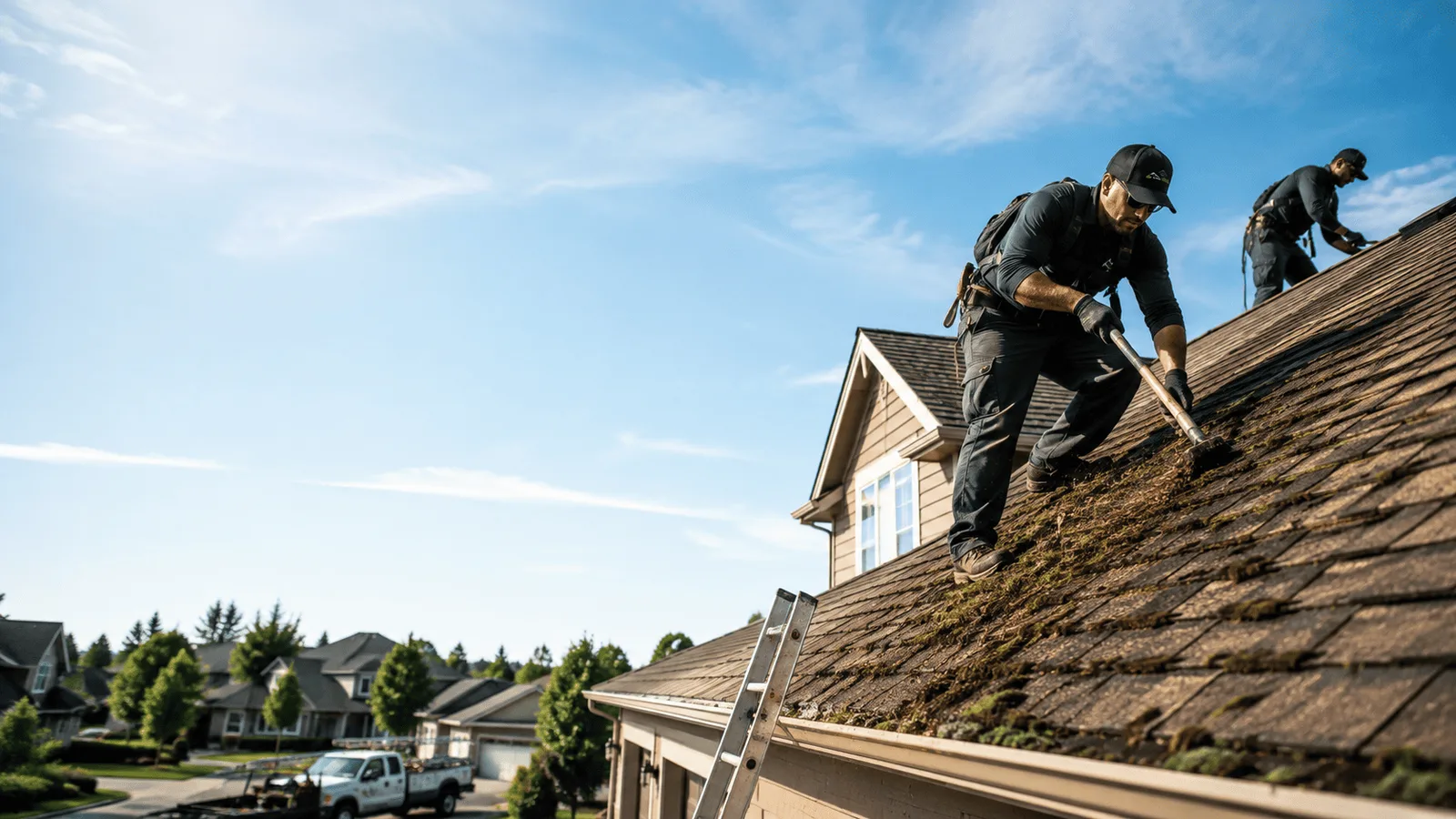 Roof Moss Removal in Taylors, SC near me